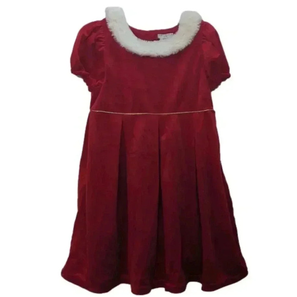 Max studio girls Holiday lined red velvet dress - Picture 1 of 8